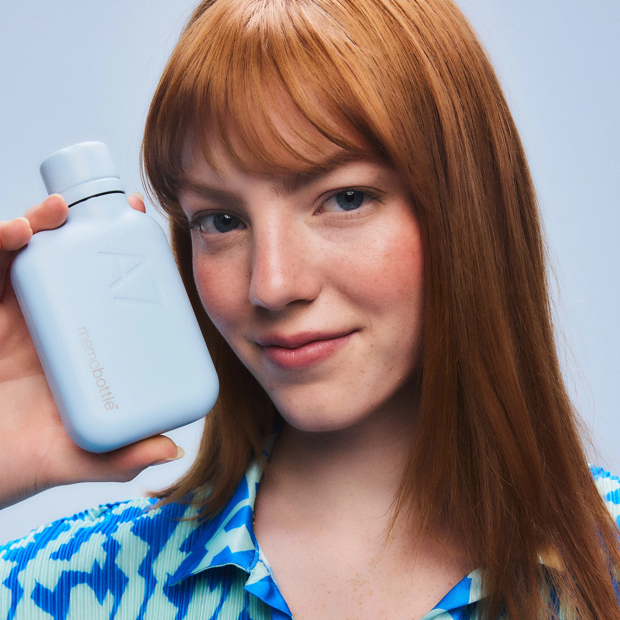 A7 memobottle (Stainless Steel) – Powder Blue - Image 3