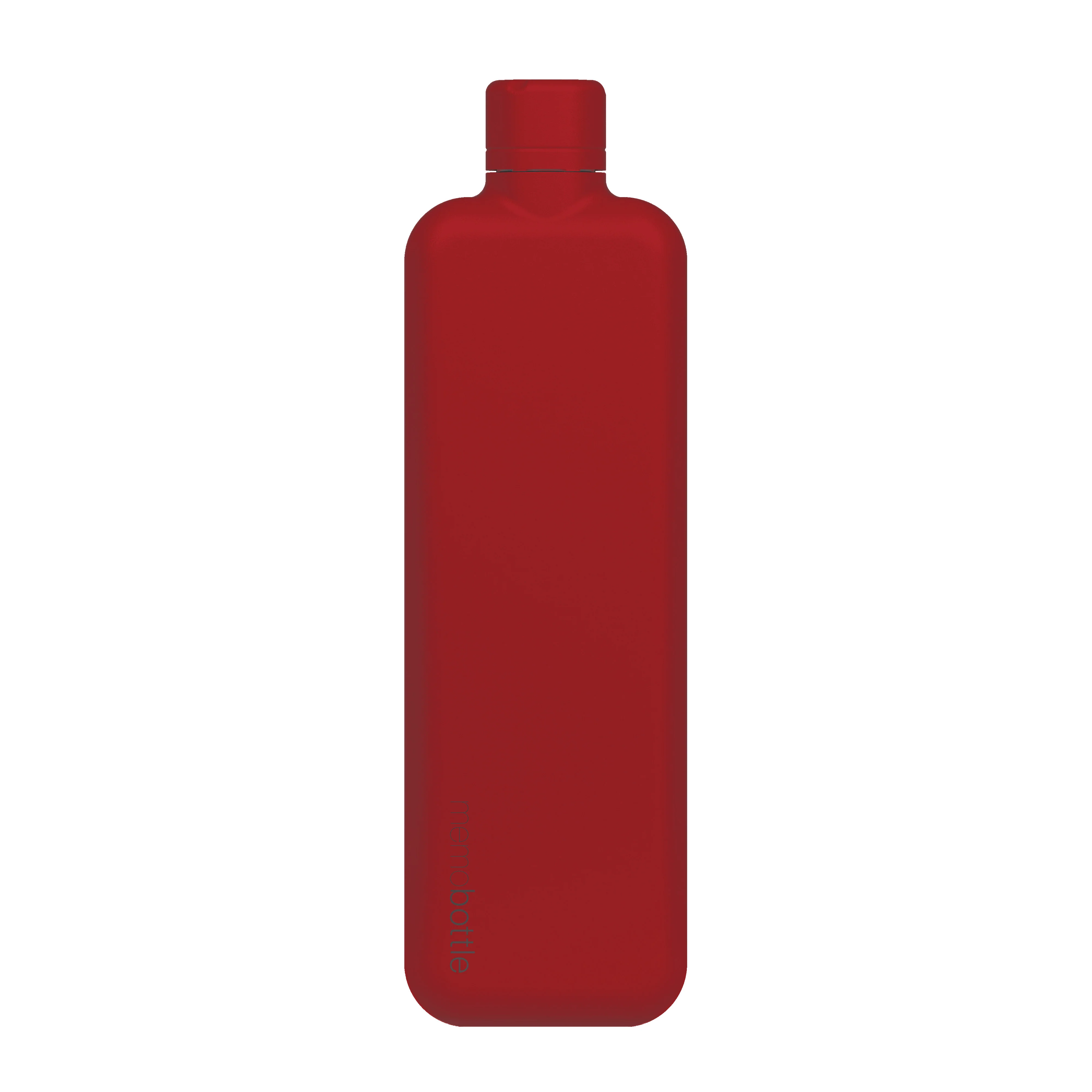 Slim memobottle (Stainless Steel) – Red